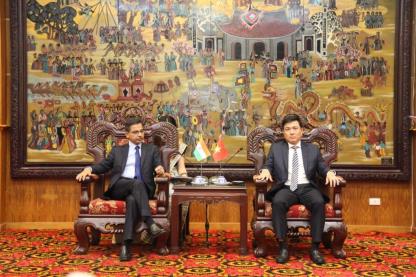 Đại sứ đặc mệnh toàn quyền Ấn Độ tại Việt Nam Pranay Verma thăm và tham dự các hoạt động chào mừng 50 năm thiết lập quan hệ ngoại giao Việt Nam - Ấn Độ